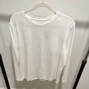 White Long Sleeve Top